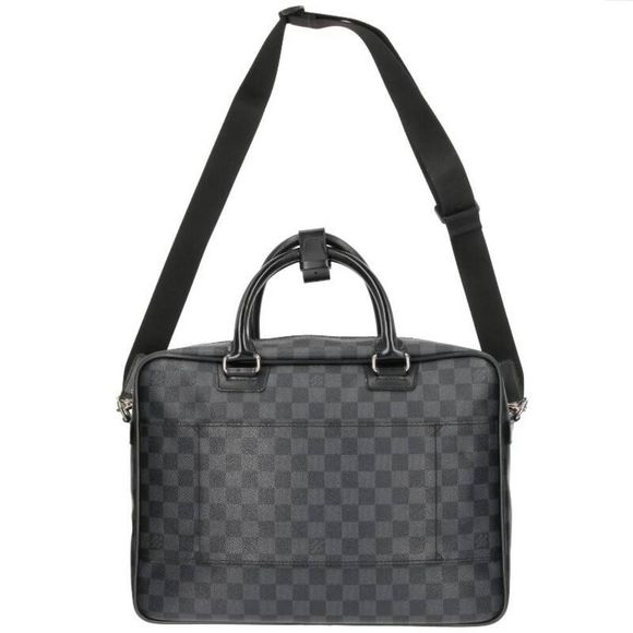 Louis Vuitton Ikar Damier Graphite Shoulder Bag Black - Picture 2 of 6